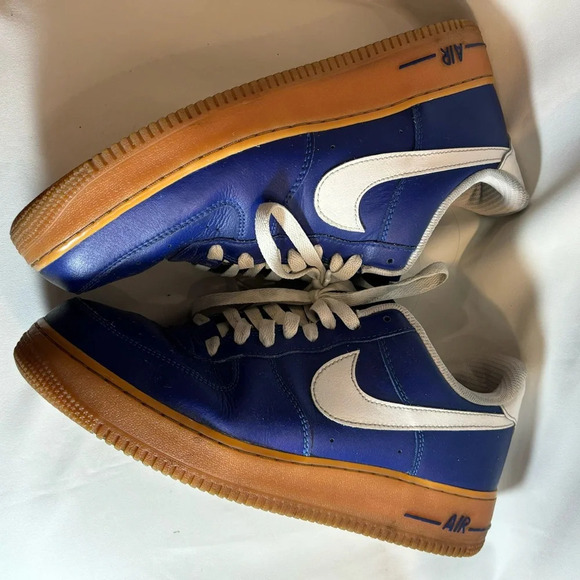 NIKE ID AIR Sz 10 Lace  Up Sneakers Low Top Contrasting Colour Way - Picture 9 of 12